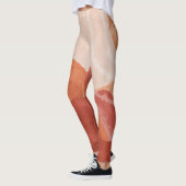 Boho terracotta bergen, abstract poster. leggings (Links)