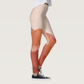 Boho terracotta bergen, abstract poster. leggings (Rechts)