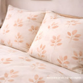 Boho Terracotta Blad Botanisch Patroon Kussenhoes