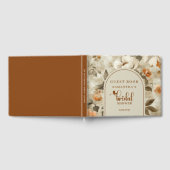 Boho Terracotta Bloem Bruidsfeest Gastboek Gastenboek (Volledig)
