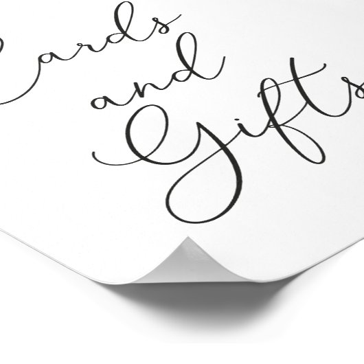 Boho Terracotta Bloemen Kaarten en geschenken teke Poster (Hoek)