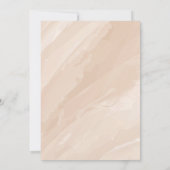 Boho Terracotta Bloemen Pampas Grass Bruiloft Kaart (Achterkant)