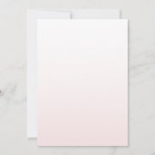 Boho Terracotta & Blush Floral Bridal Shower Kaart (Achterkant)