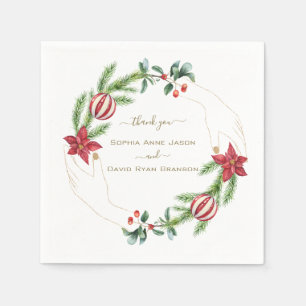 Boho terracotta boog pampas gras bloemenbruiloft servet