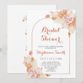 Boho Terracotta Bridal Shower Kaart (Voorkant / Achterkant)