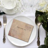 Boho Terracotta Brown Abstracte minimalistische we All In One Uitnodiging