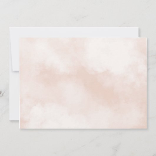 Boho Terracotta Bruidsdouche Save The Date (Achterkant)