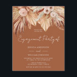 Boho Terracotta Budget Engagement Party<br><div class="desc">Boho Terracotta Budget Engagement Party - Uitnodiging Zie overeenkomende objecten in Niche en Nest Store inclusief uitnodigingen tot Folie</div>