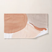 Boho Terracotta Cream Abstract Bad Handdoek (Handdoek)