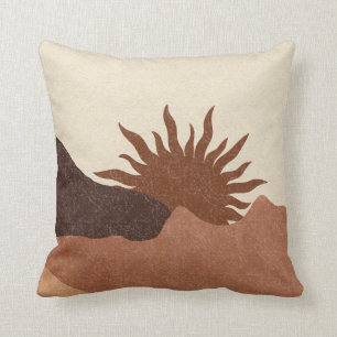 Boho Terracotta Desert Sun Kussen