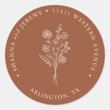 Boho Terracotta Elegant Minimaal | Retouradres