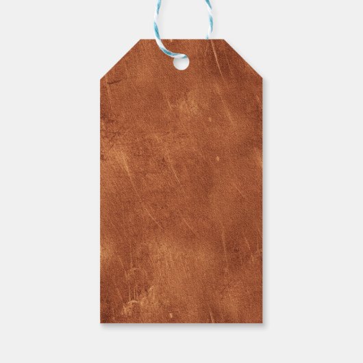 Boho Terracotta Floral Vrijgezellenfeest Hartelijk Cadeaulabel (Achterkant)