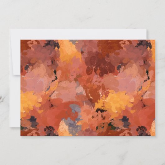 Boho Terracotta Foto Verloving Aankondiging (Achterkant)