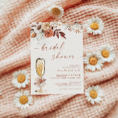 Boho Terracotta Gold Champagne Vrijgezellenfeest Kaart