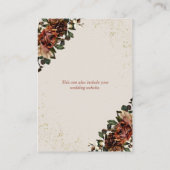 Boho terracotta groen Details Behuizing Kaart (Achterkant)