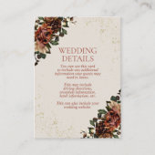 Boho terracotta groen Details Behuizing Kaart (Voorkant)