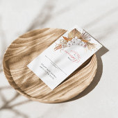 Boho Terracotta Hoe groot is de Belly Kaart van ma