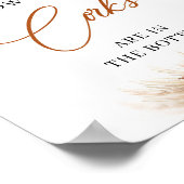 Boho terracotta Hoeveel kurken zitten er in de fle Poster (Hoek)