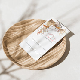 Boho Terracotta Hoeveel Snoepjes spelen een kaart