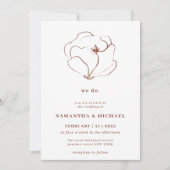 Boho Terracotta Indie Rustic Eucalyptus we doen Kaart (Voorkant)