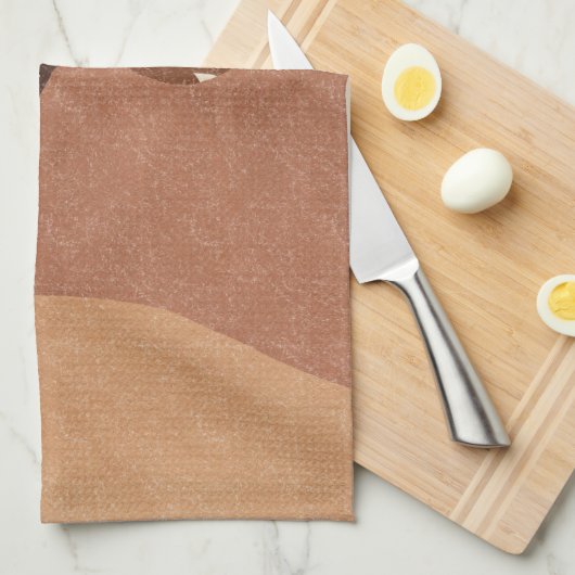 Boho Terracotta Kitchen Towels Theedoek (Quarter Fold)