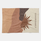 Boho Terracotta Kitchen Towels Theedoek (Horizontaal)