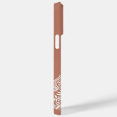 Boho Terracotta Mandala Aangepaste naam Case-Mate iPhone Case (Achterkant / Rechts)