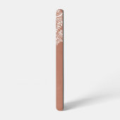 Boho Terracotta Mandala Aangepaste naam Samsung Galaxy Hoesje (Linkerkant)