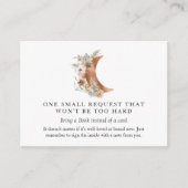 Boho Terracotta Moon Book Request Kaart (Voorkant)