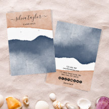 Boho Terracotta Navy Jewelry Holder Social Media