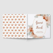 Boho Terracotta Pampas Gras Gastboek Gastenboek (Volledig)