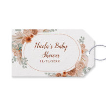 Boho Terracotta Pampas Grass Baby shower