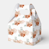 Boho Terracotta Pampas Grass Bedankdoosjes (Achterkant)