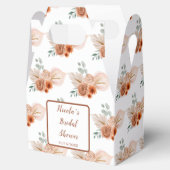 Boho Terracotta Pampas Grass Bedankdoosjes (Geopend)