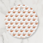 Boho Terracotta Pampas Grass Bedankjes Labels (Achterkant)