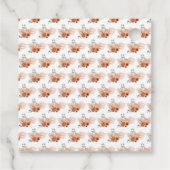 Boho Terracotta Pampas Grass Bridal Shower Bedankjes Labels (Achterkant)