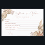 Boho Terracotta Pampas Grass Bride Flyer<br><div class="desc">Deze moderne advieskaart is ontworpen om te coördineren met het Boho Terracotta Pampas Grass Collectie en is uitgerust met pampass gras in terracotta hues. Voor een meer geavanceerde aanpassing van dit ontwerp,  bijvoorbeeld het wijzigen van de lay-out,  de doopvont of de tekstgrootte gelieve te klikken "AANPASSEN</div>