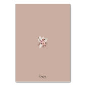 Boho Terracotta Pampas Grass Floral Wedding Kaart (Achterkant)