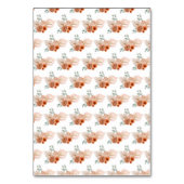 Boho Terracotta Pampas Grass Kaart (Achterkant)