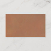 Boho Terracotta Pampas Grass Orchid Registry Kaart (Achterkant)