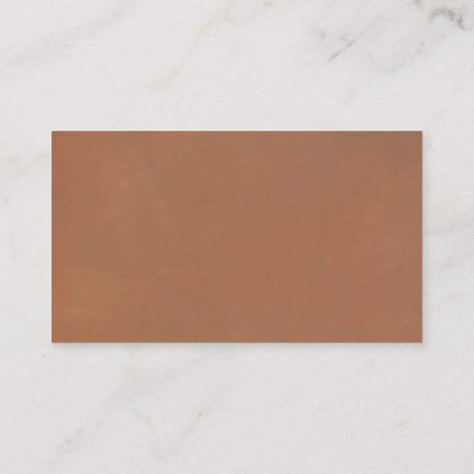 Boho Terracotta Pampas Grass Orchid Registry Kaart (Achterkant)