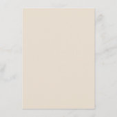 Boho Terracotta Pampas Grass Wedding Detail Kaarte Informatiekaartje (Achterkant)