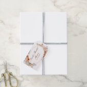 Boho Terracotta Pampasgras Bruiloftsdouche Cadeaulabel (Met Touw)