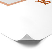 Boho terracotta pampasgras fotoprop voor bruilofte poster (Hoek)