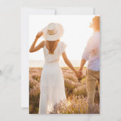 Boho Terracotta Photo Arch Wedding Sla de datum op (Achterkant)