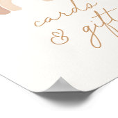 Boho Terracotta Rainbow Kaarten en Gifts Poster (Hoek)