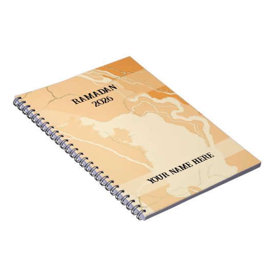 Boho Terracotta Ramadan Notitieboek (Rechterzijde)