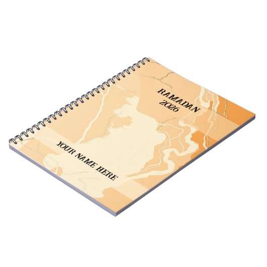 Boho Terracotta Ramadan Notitieboek (Linkerzijde)