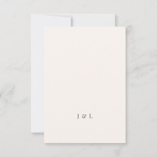 Boho Terracotta Rust Fall Floral Wedding QR Code RSVP Kaartje (Achterkant)