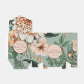 Boho Terracotta Sage Herfst Bloemenbruiloft Bedankdoosjes (Uitgevouwen)